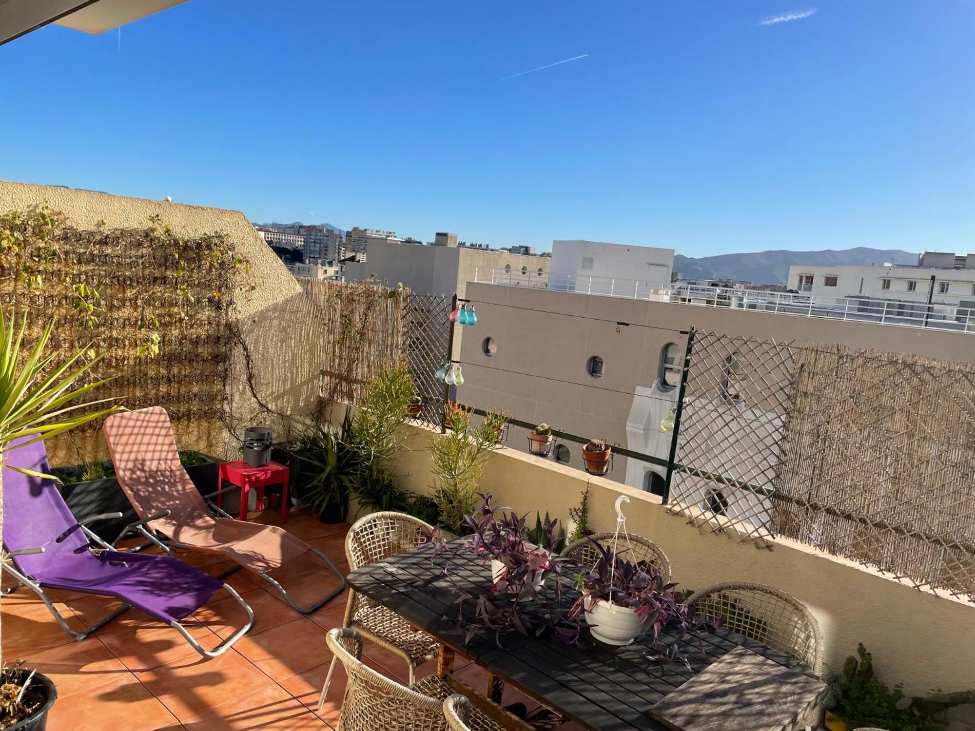 4 Personnes Appart 60 M2 Terrasse 35M2 Sejour Sud 2 Vraies Chambres Gare Saint-Charles Universite Marseille Exterior photo